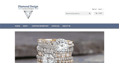 Desktop Screenshot of diamonddesignjewelers.net
